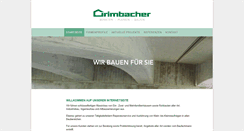 Desktop Screenshot of grimbacher.de